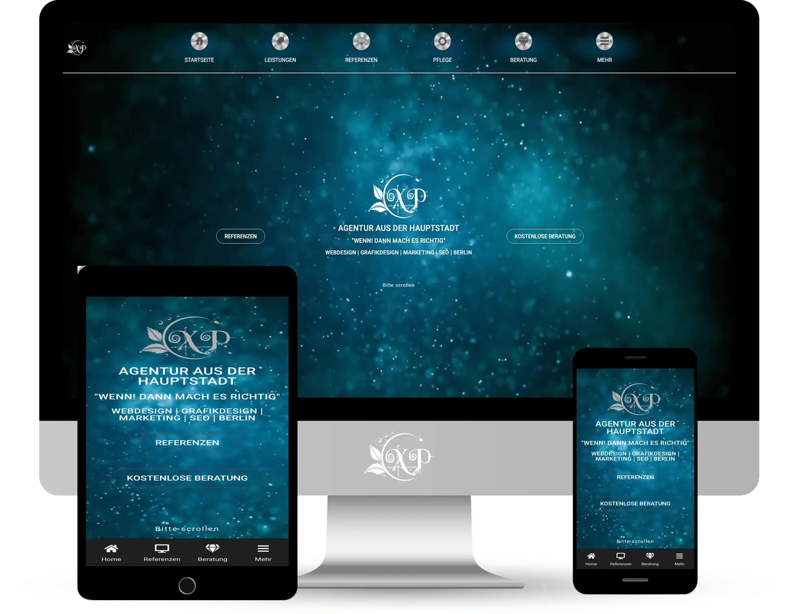 exp Designs Webseite Referenz 2021