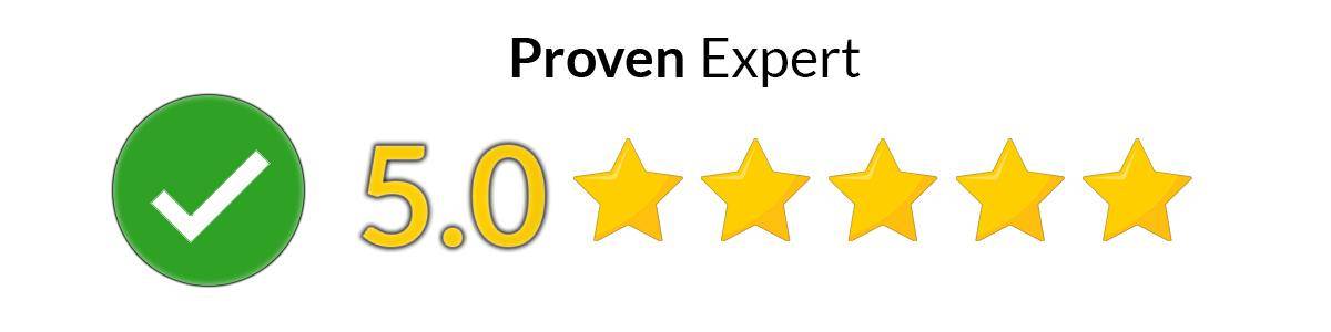 Proven Expert Bewertungs Plakette